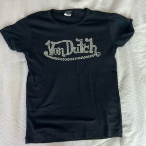 Von Dutch T shirt y2k